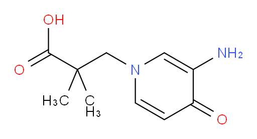 3-(3-amino-4-oxo-1,4-dihydropyridin-1-yl)-2,2-dimethylpropanoic acid
