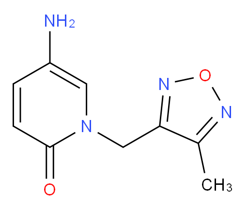 5-amino-1-[(4-methyl-1,2,5-oxadiazol-3-yl)methyl]-1,2-dihydropyridin-2-one