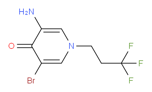 3-amino-5-bromo-1-(3,3,3-trifluoropropyl)-1,4-dihydropyridin-4-one