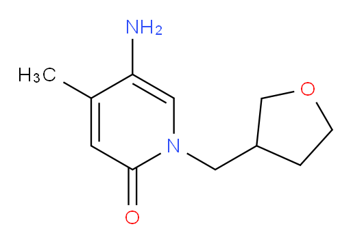 5-amino-4-methyl-1-[(oxolan-3-yl)methyl]-1,2-dihydropyridin-2-one