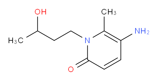 5-amino-1-(3-hydroxybutyl)-6-methyl-1,2-dihydropyridin-2-one