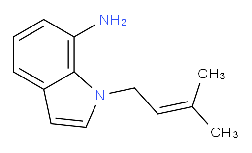 1-(3-methylbut-2-en-1-yl)-1H-indol-7-amine