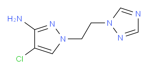 4-chloro-1-[2-(1H-1,2,4-triazol-1-yl)ethyl]-1H-pyrazol-3-amine