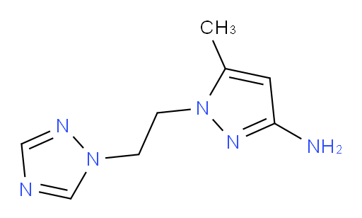 5-methyl-1-[2-(1H-1,2,4-triazol-1-yl)ethyl]-1H-pyrazol-3-amine