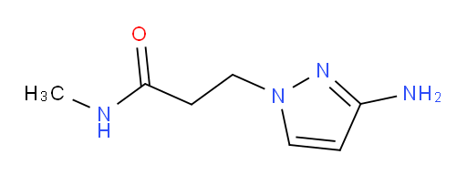 3-(3-amino-1H-pyrazol-1-yl)-N-methylpropanamide