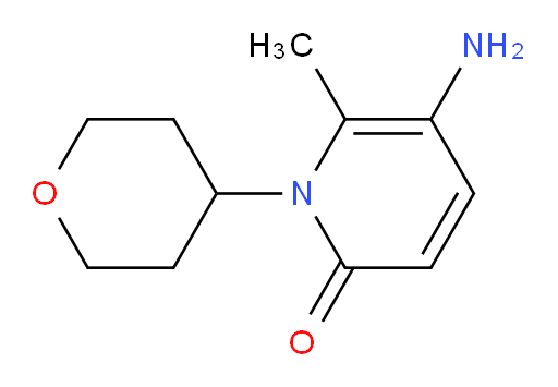 5-amino-6-methyl-1-(oxan-4-yl)-1,2-dihydropyridin-2-one