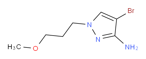 4-bromo-1-(3-methoxypropyl)-1H-pyrazol-3-amine