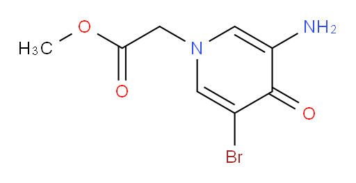 methyl 2-(3-amino-5-bromo-4-oxo-1,4-dihydropyridin-1-yl)acetate