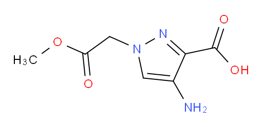 4-amino-1-(2-methoxy-2-oxoethyl)-1H-pyrazole-3-carboxylic acid
