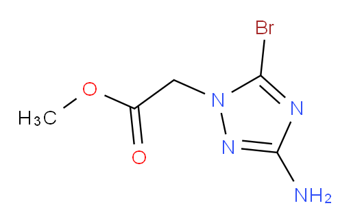 methyl 2-(3-amino-5-bromo-1H-1,2,4-triazol-1-yl)acetate