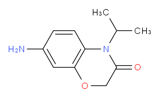 7-amino-4-(propan-2-yl)-3,4-dihydro-2H-1,4-benzoxazin-3-one