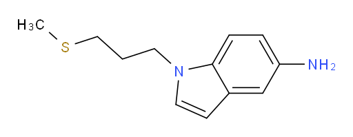 1-[3-(methylsulfanyl)propyl]-1H-indol-5-amine