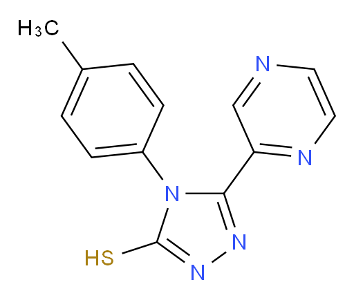 4-(4-methylphenyl)-5-(pyrazin-2-yl)-4H-1,2,4-triazole-3-thiol