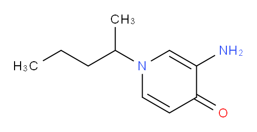 3-amino-1-(pentan-2-yl)-1,4-dihydropyridin-4-one