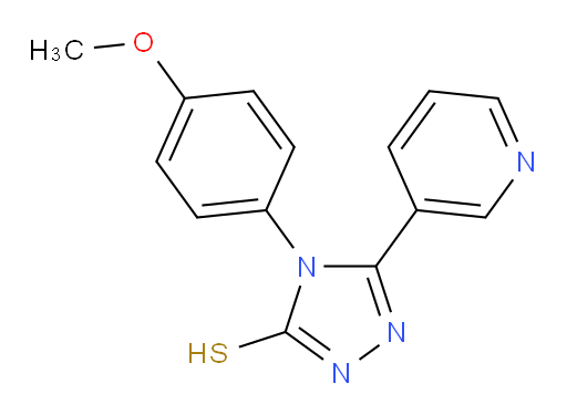 4-(4-methoxyphenyl)-5-(pyridin-3-yl)-4H-1,2,4-triazole-3-thiol