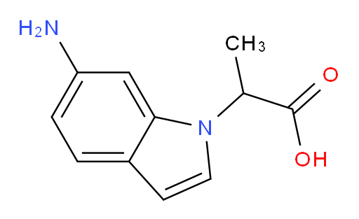 2-(6-amino-1H-indol-1-yl)propanoic acid