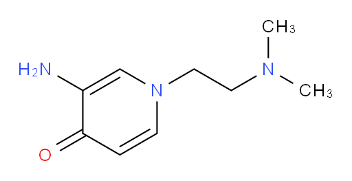 3-amino-1-[2-(dimethylamino)ethyl]-1,4-dihydropyridin-4-one