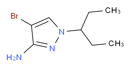 4-bromo-1-(pentan-3-yl)-1H-pyrazol-3-amine