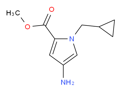 methyl 4-amino-1-(cyclopropylmethyl)-1H-pyrrole-2-carboxylate