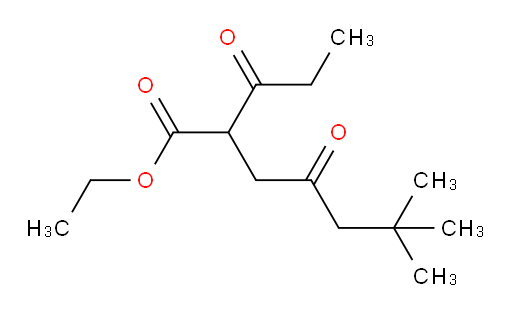 ethyl 6,6-dimethyl-4-oxo-2-propanoylheptanoate