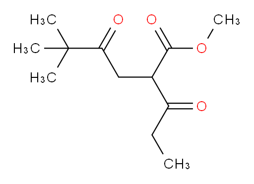 methyl 5,5-dimethyl-4-oxo-2-propanoylhexanoate