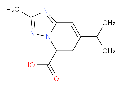 2-methyl-7-(propan-2-yl)-[1,2,4]triazolo[1,5-a]pyridine-5-carboxylic acid