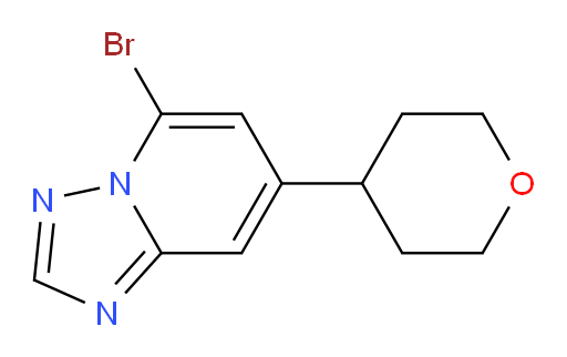 5-bromo-7-(oxan-4-yl)-[1,2,4]triazolo[1,5-a]pyridine