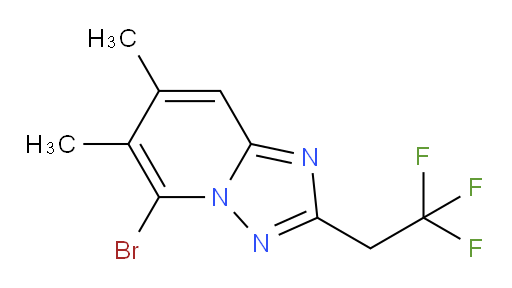 5-bromo-6,7-dimethyl-2-(2,2,2-trifluoroethyl)-[1,2,4]triazolo[1,5-a]pyridine