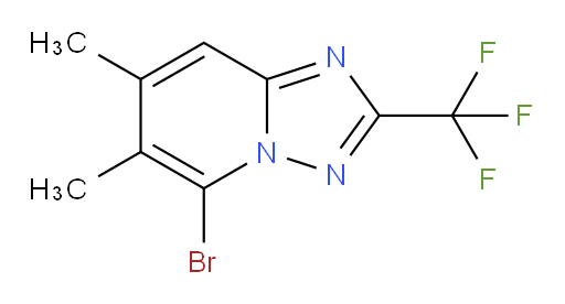 5-bromo-6,7-dimethyl-2-(trifluoromethyl)-[1,2,4]triazolo[1,5-a]pyridine