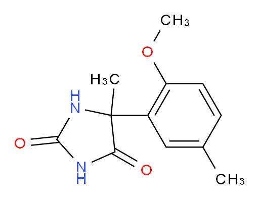 5-(2-methoxy-5-methylphenyl)-5-methylimidazolidine-2,4-dione