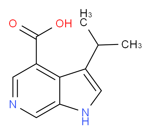 3-(propan-2-yl)-1H-pyrrolo[2,3-c]pyridine-4-carboxylic acid