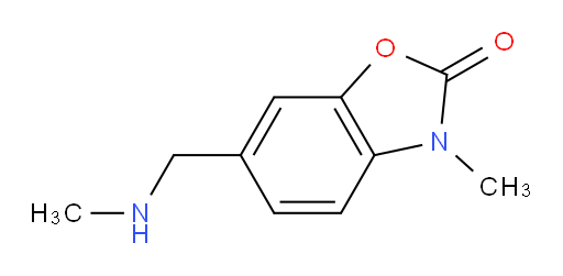 3-methyl-6-[(methylamino)methyl]-2,3-dihydro-1,3-benzoxazol-2-one