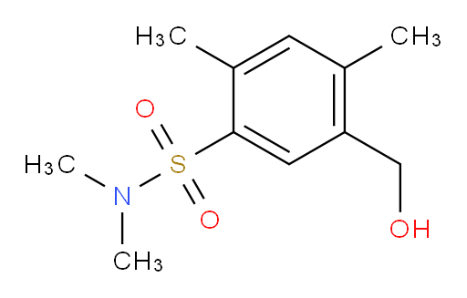 5-(hydroxymethyl)-N,N,2,4-tetramethylbenzene-1-sulfonamide