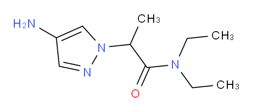 2-(4-amino-1H-pyrazol-1-yl)-N,N-diethylpropanamide