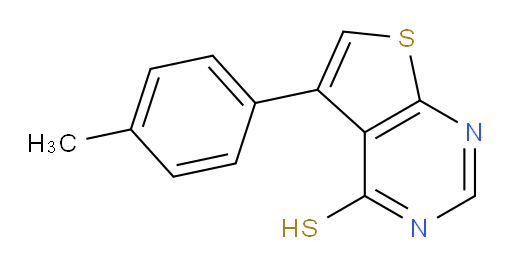 5-(4-methylphenyl)thieno[2,3-d]pyrimidine-4-thiol