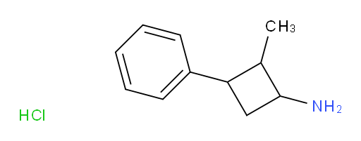 2-methyl-3-phenylcyclobutan-1-amine hydrochloride