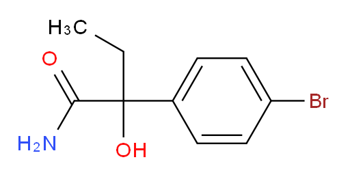 2-(4-bromophenyl)-2-hydroxybutanamide