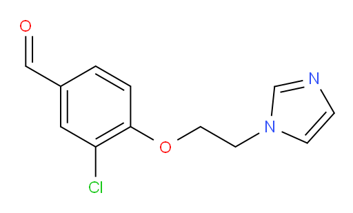 3-chloro-4-[2-(1H-imidazol-1-yl)ethoxy]benzaldehyde