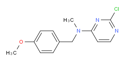 2-chloro-N-[(4-methoxyphenyl)methyl]-N-methylpyrimidin-4-amine