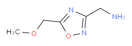 [5-(methoxymethyl)-1,2,4-oxadiazol-3-yl]methanamine