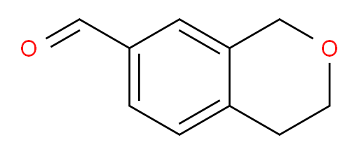 3,4-dihydro-1H-2-benzopyran-7-carbaldehyde