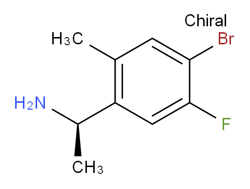 (1R)-1-(4-bromo-5-fluoro-2-methylphenyl)ethan-1-amine