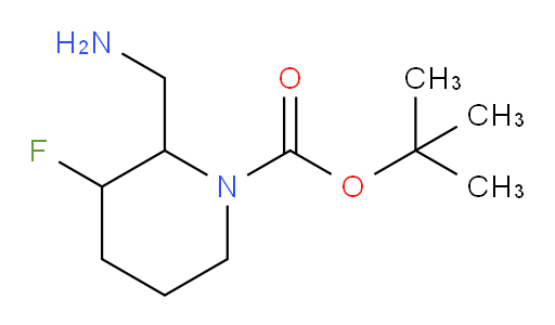 tert-butyl 2-(aminomethyl)-3-fluoropiperidine-1-carboxylate
