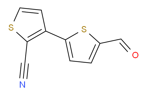 3-(5-formylthiophen-2-yl)thiophene-2-carbonitrile