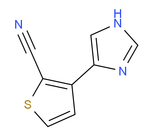 3-(1H-imidazol-4-yl)thiophene-2-carbonitrile