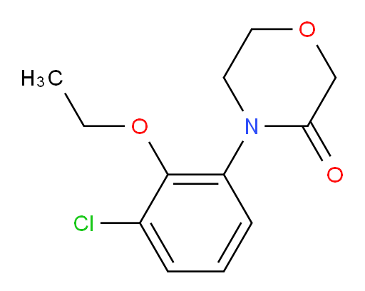 4-(3-chloro-2-ethoxyphenyl)morpholin-3-one