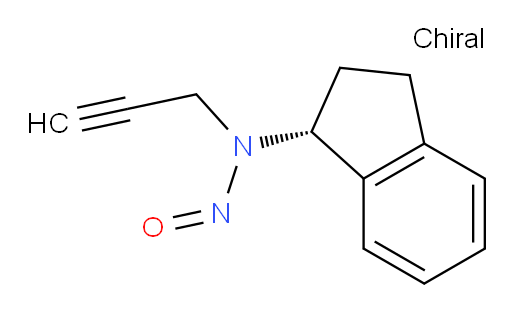 (R)-N-(2,3-dihydro-1H-inden-1-yl)-N-(prop-2-yn-1-yl)nitrous amide