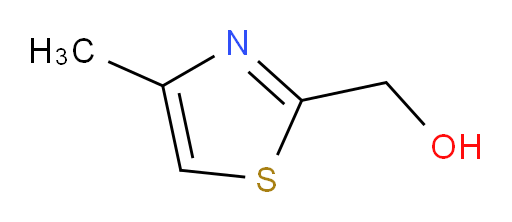 4-METHYL-2-THIAZOLEMETHANOL;2-thiazolemethanol, 4-methyl-;(4-METHYLTHIAZOL-2-YL)METHANOL;2-HydroxyMethyl-4-Methylthiazole;(4-Methyl-1,3-thiazol-2-yl)methanol;2-(Hydroxymethyl)-4-methyl-1,3-thiazole;(4-methyl-1,3-thiazol-2-yl)methanol hydrochloride;(4-methyl-1,3-thiazol-2-yl)methanol(SALTDATA: HCl)