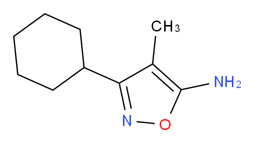 3-cyclohexyl-4-methyl-1,2-oxazol-5-amine