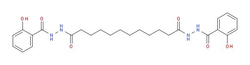N'1,N'12-bis(2-hydroxybenzoyl)dodecanedihydrazide